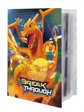 Charizard Pokemon Cards Album + 120 Cards 🔥 Holds Upto 240 Cards 🔥
